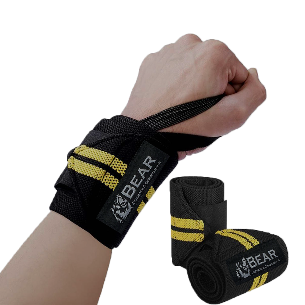 Bear Grips: II-Band Wrist Wraps, Wrist Support for WODs, Weight Lifting, Wrist